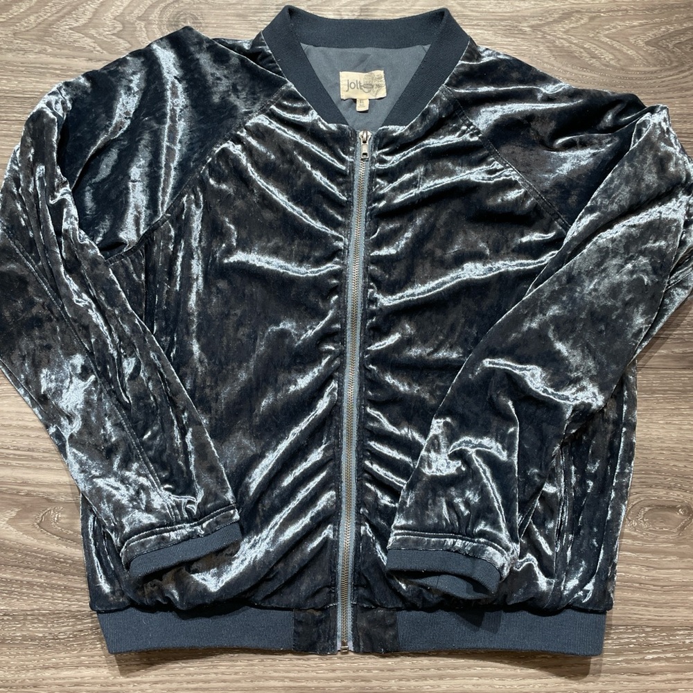 Jolt Velvet Bomber Jacket- Women’s. Size XL